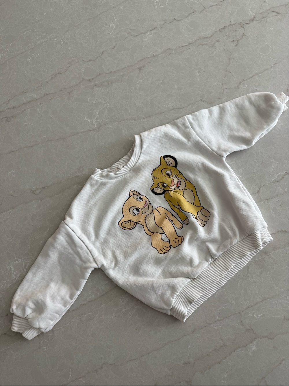 Mango Lion King Simba & Nala Graphic Sweatshirt